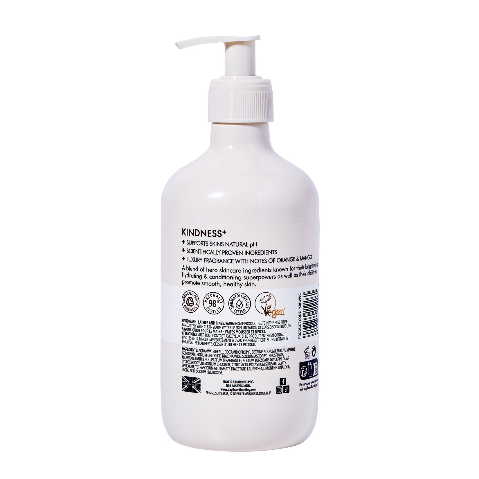 Baylis & Harding Kind.Irange Mango Hand Wash 500 Ml