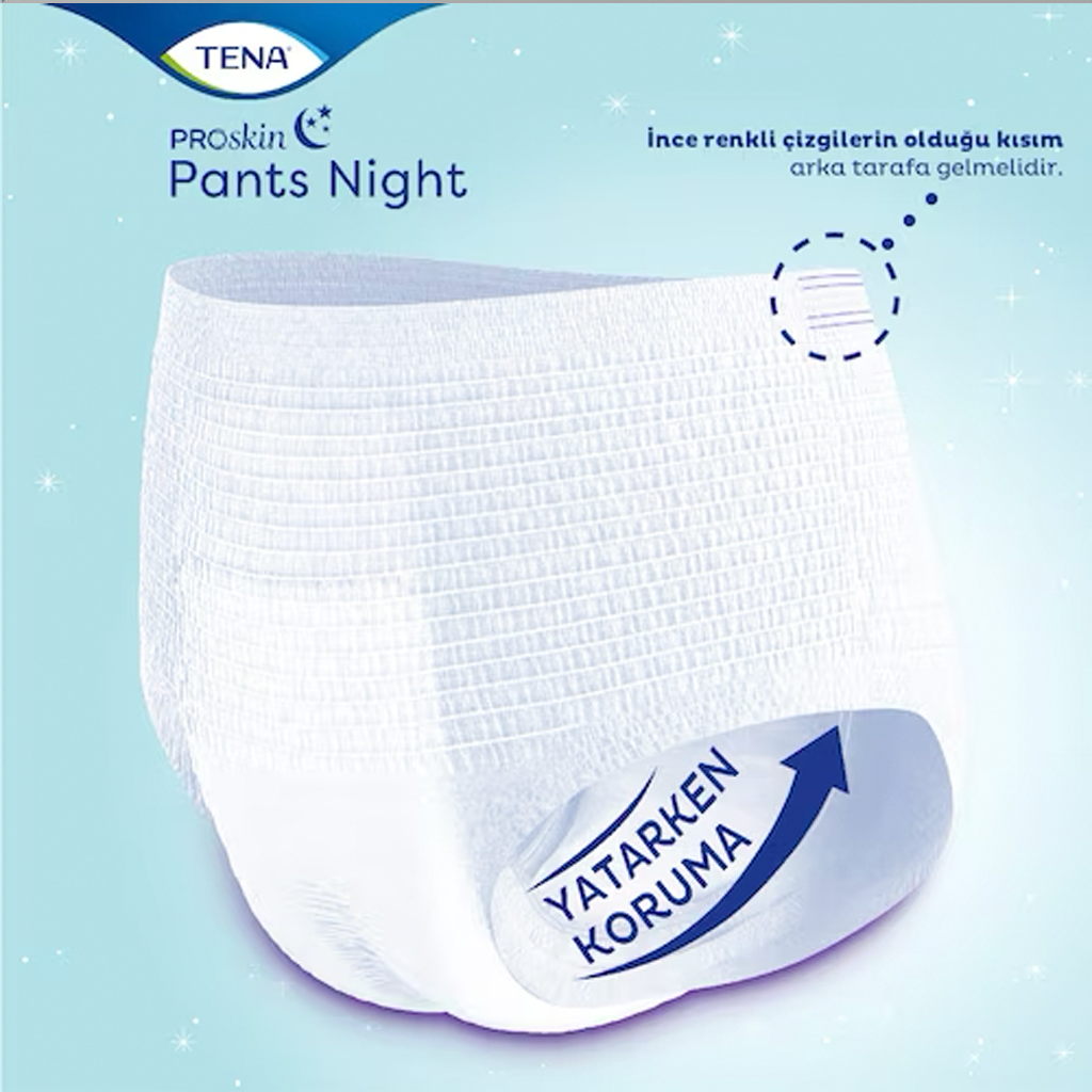 Tena Pants Night Super Large Panty Diaper 30L 79367302
