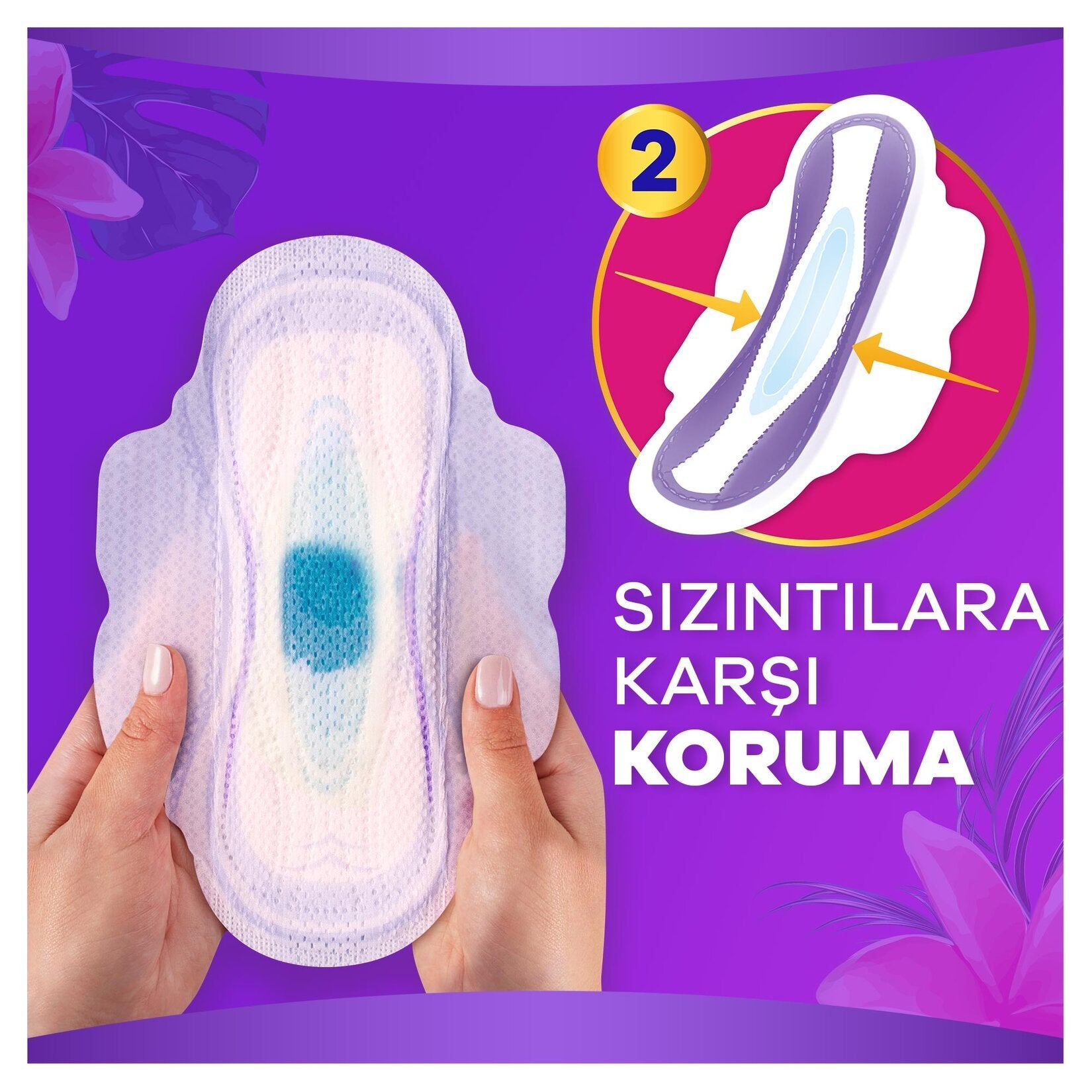 Orkid Platinum Sanitary Pad Night Single Pack of 6