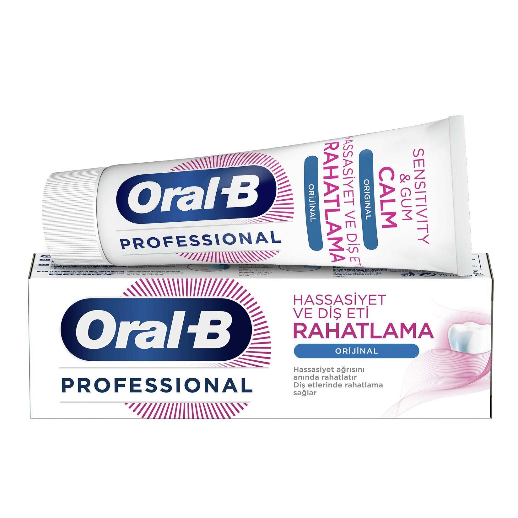 Oral-B Professional Sensitivity and Gum Relief Original Toothpaste 75 ml