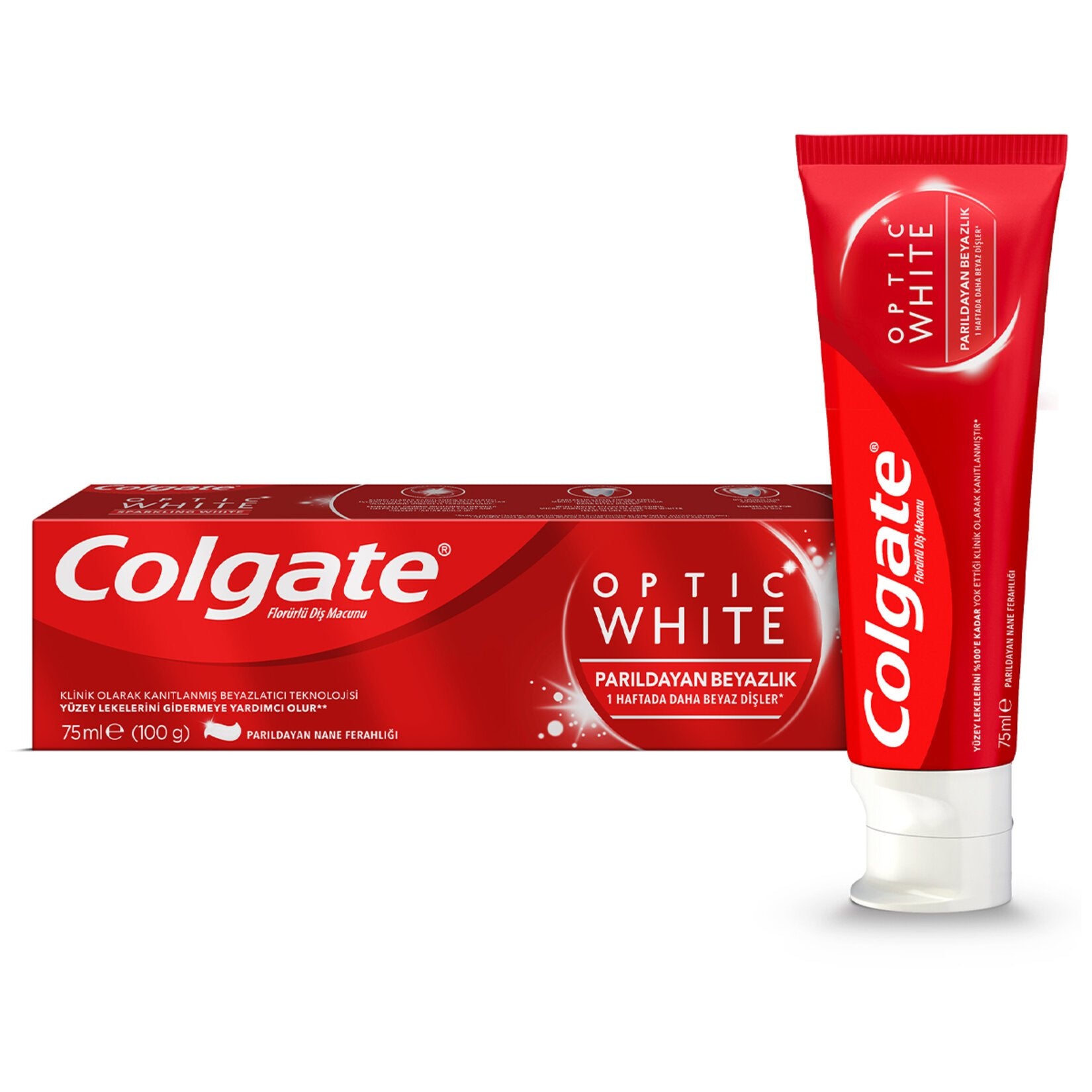 Colgate Optic White Shining Whiteness Whitening Toothpaste 75 Ml