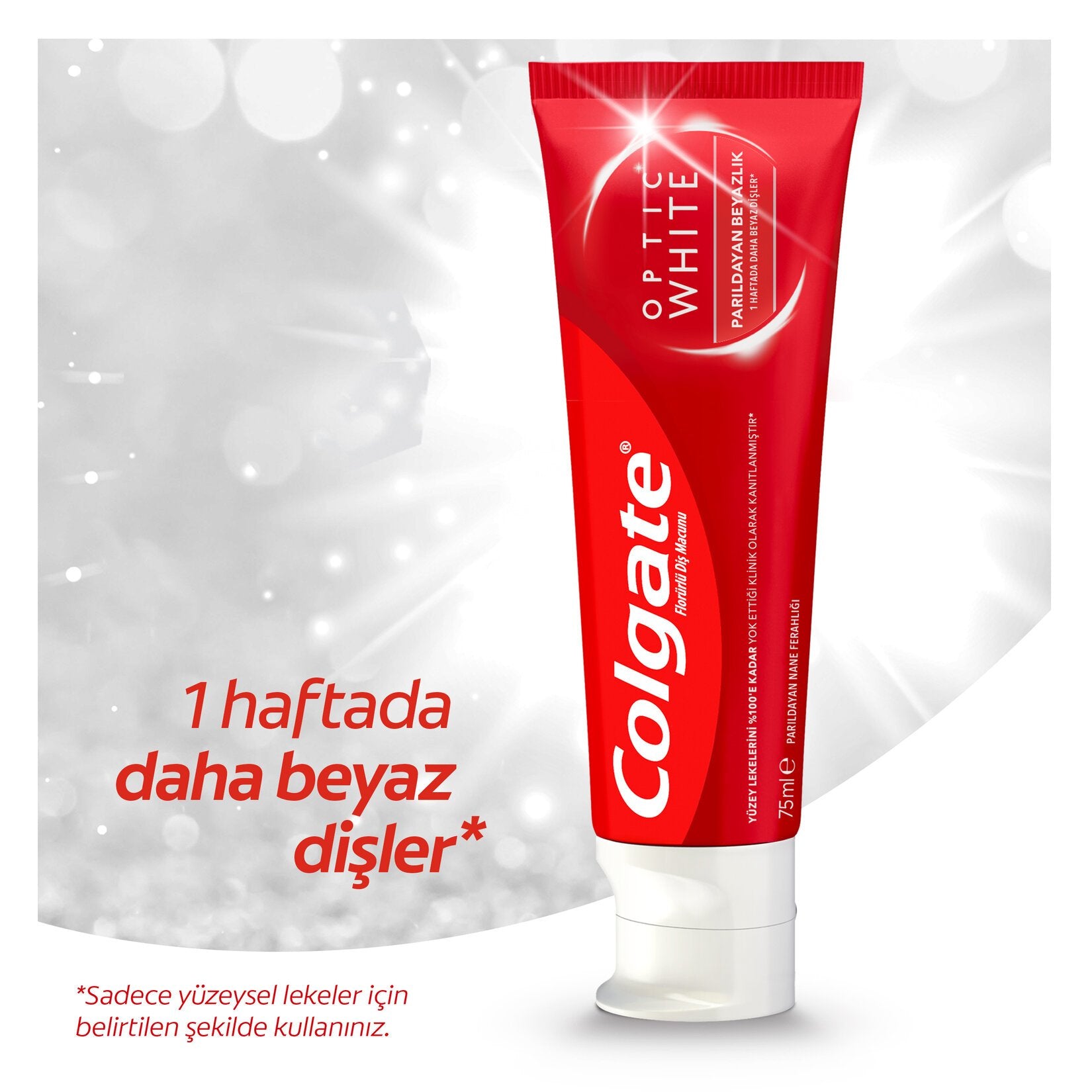 Colgate Optic White Shining Whiteness Whitening Toothpaste 75 Ml