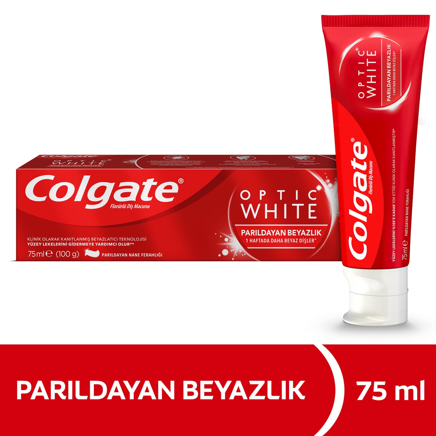 Colgate Optic White Shining Whiteness Whitening Toothpaste 75 Ml