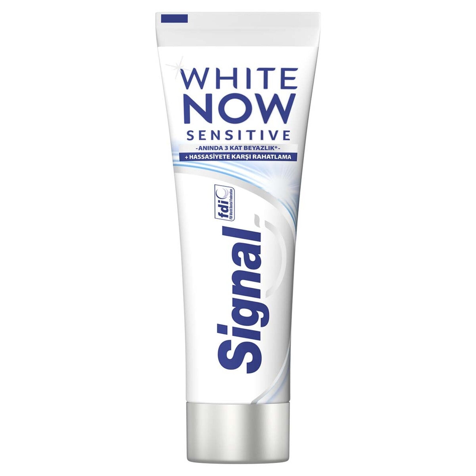 Signal Toothpaste White Now Sensitive Instant 3 Times Whiteness 75 Ml