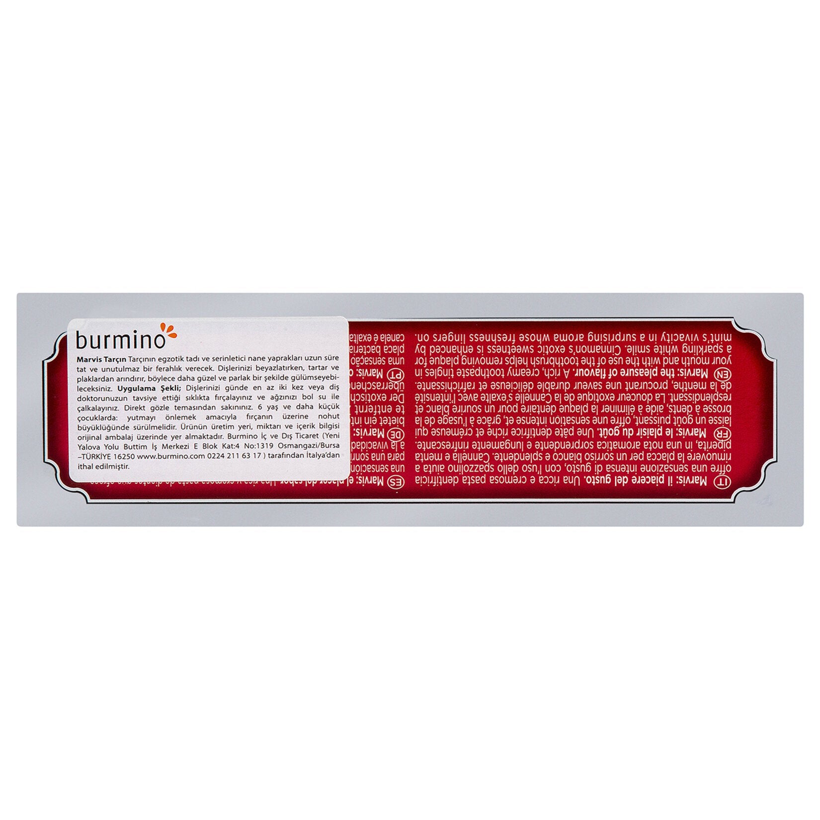 Marvis Cinnamon Mint Cinnamon Toothpaste 85 Ml