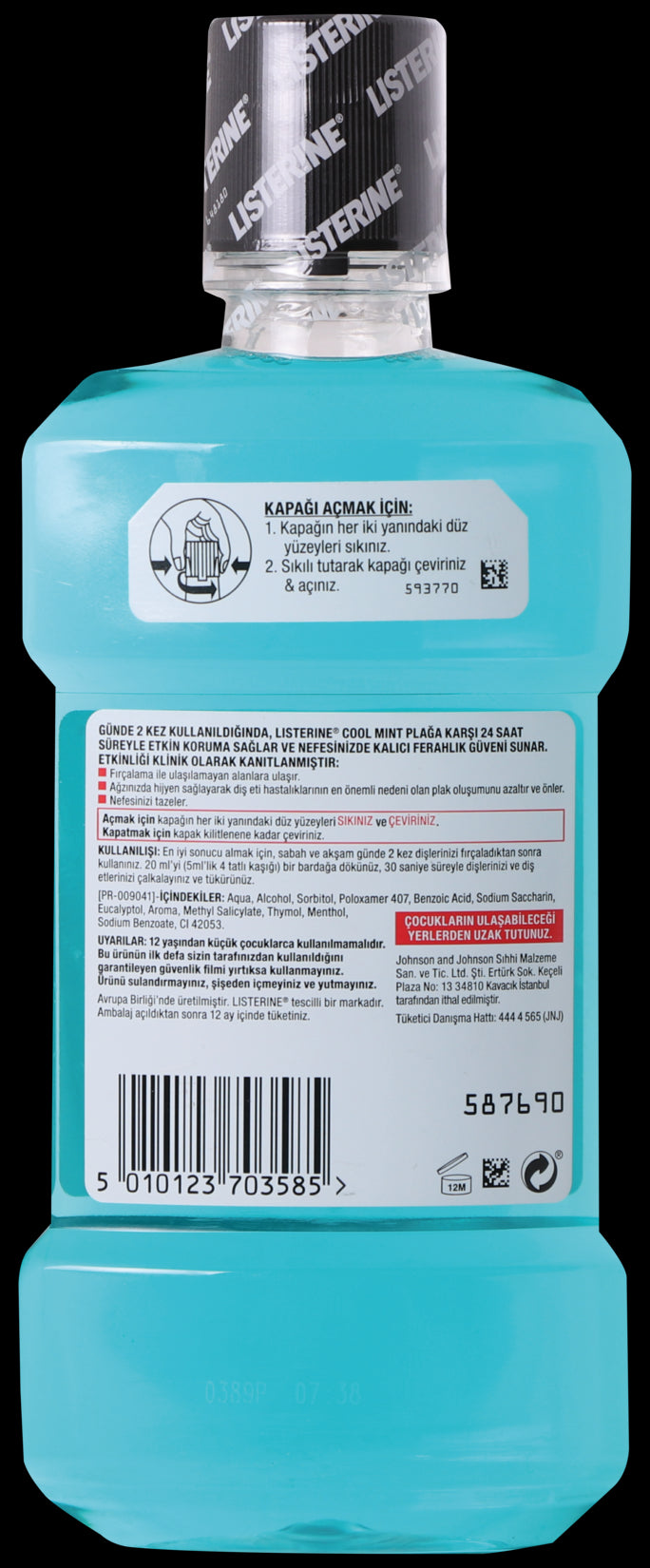 Listerine Cool Mint Mouthwash 500 Ml