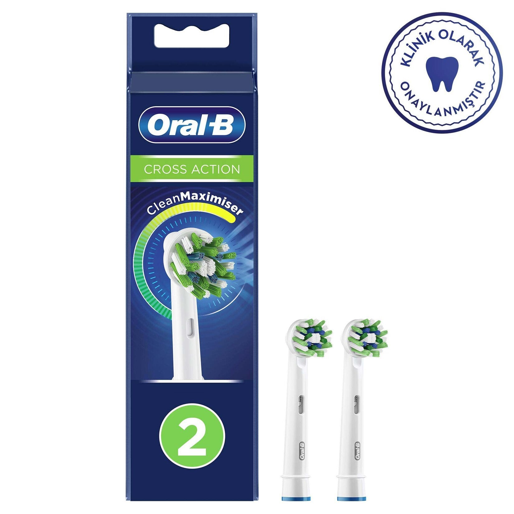 Oral-B Replacement Head Cross Action 2-Pack