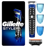 Gillette Styler 4-in-1 Precision Body Hair and Beard Trimmer, Razor and Edger