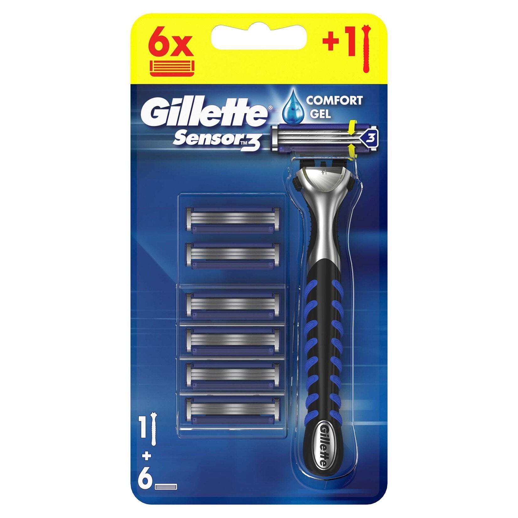 Gillette Sensor3 Razor + 5 Blade Razor