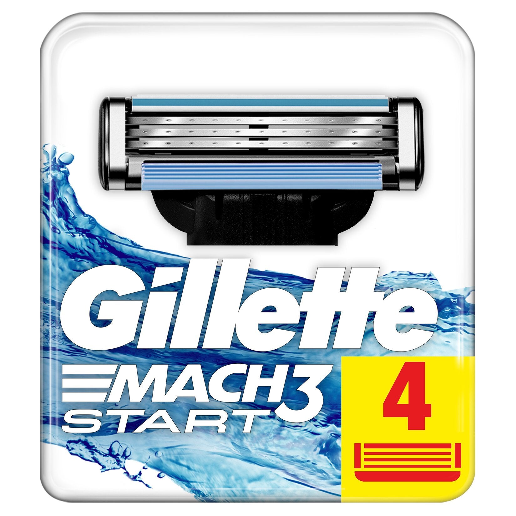 Gillette Mach3 Start Spare Razor Blade 4 Pieces