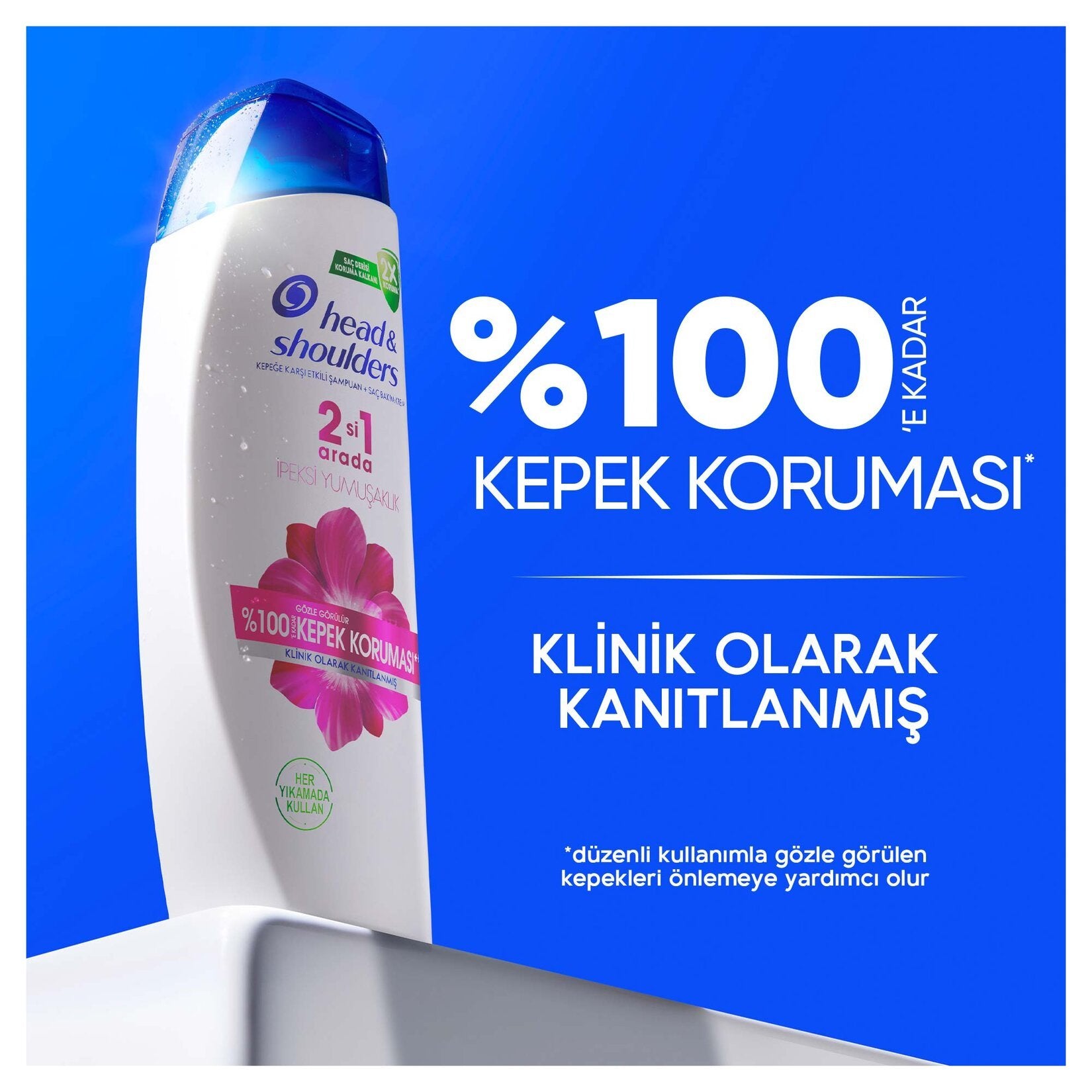 Head&Shoulders Shampoo Silky Softness 2In1 330 Ml
