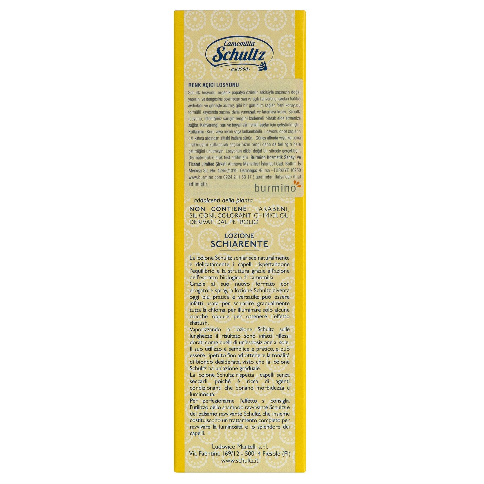 Schultz Hair Lightening Lotion Spray 150 Ml