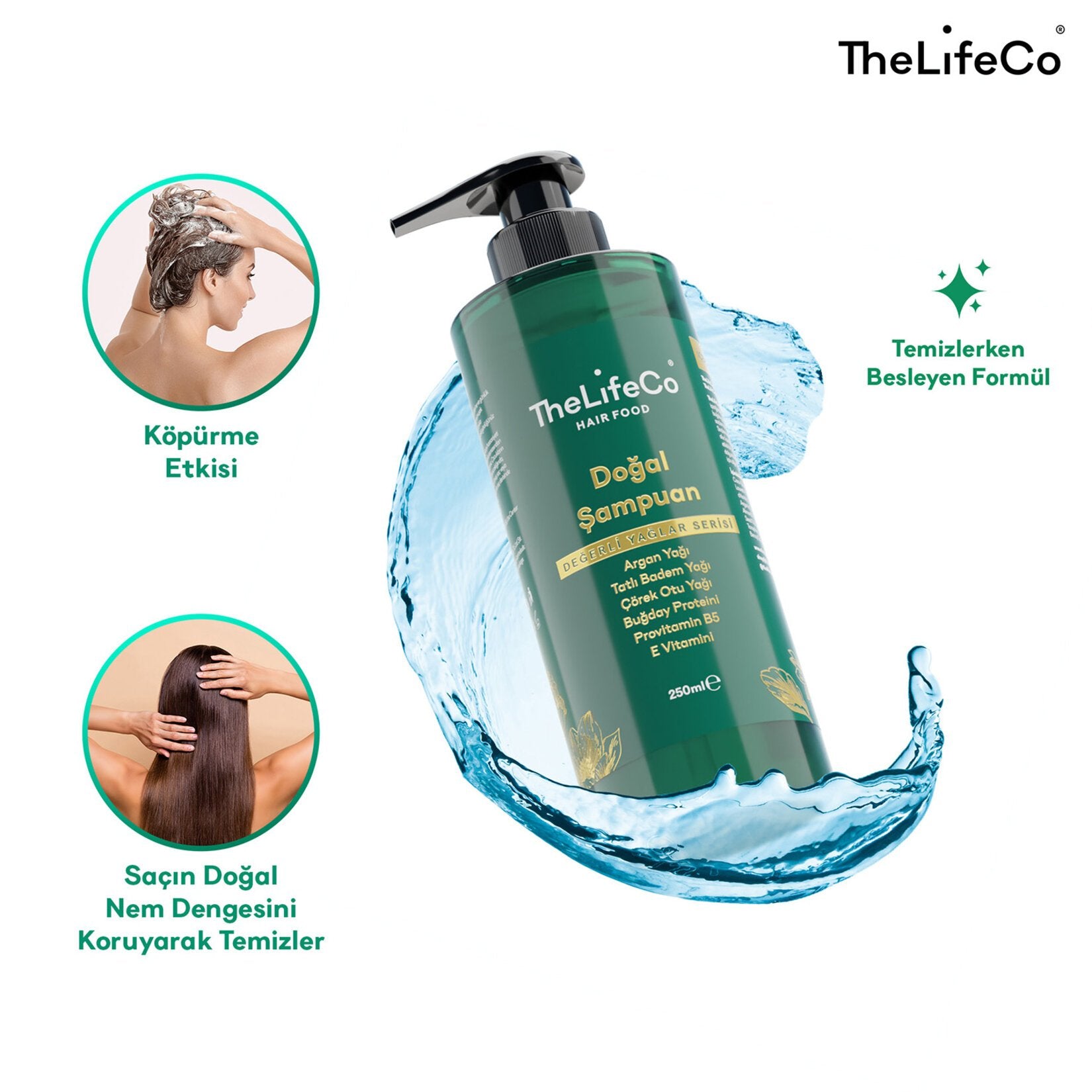The Lifeco Hairfood Natural Oils Series Shampoo 250Ml