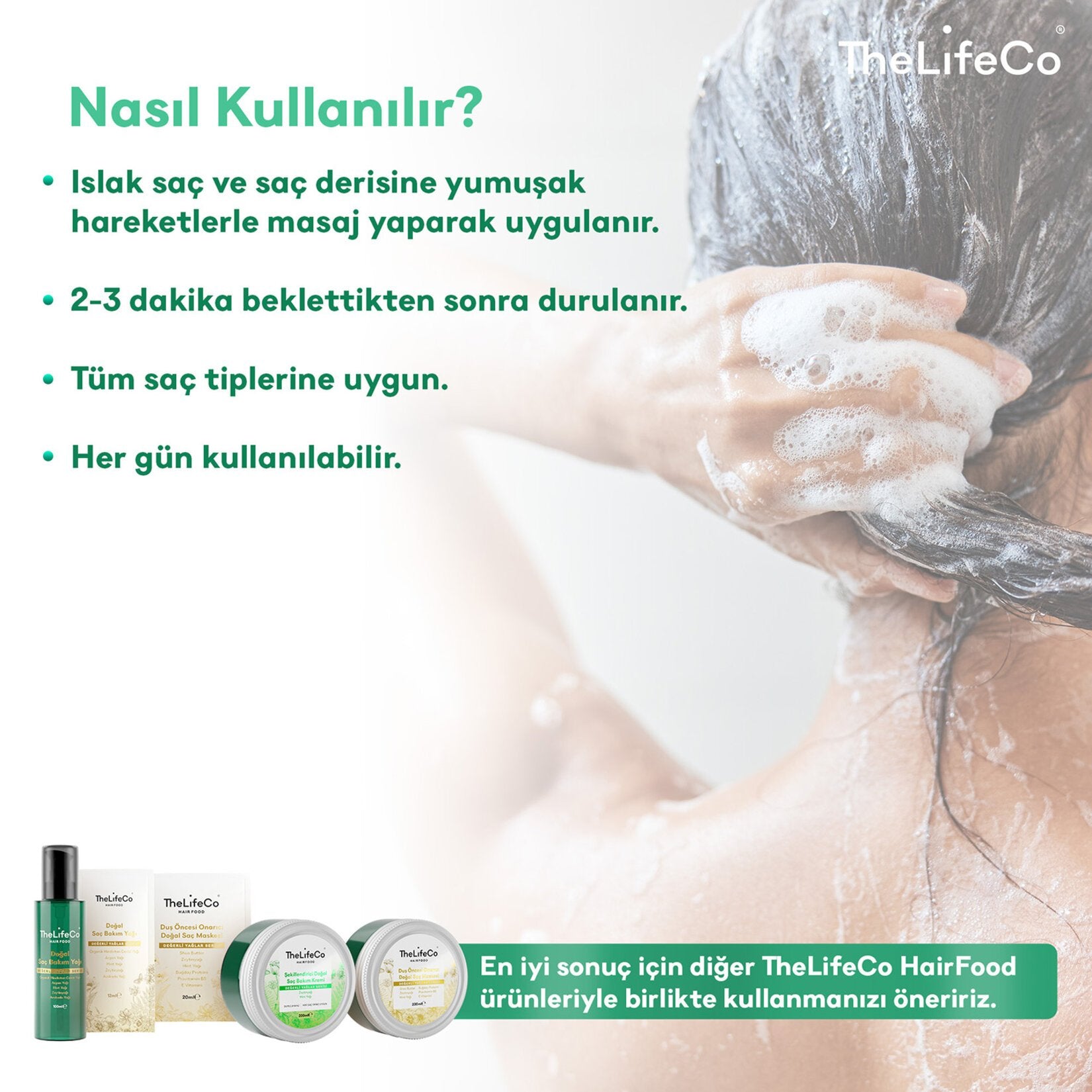The Lifeco Hairfood Natural Oils Series Shampoo 250Ml