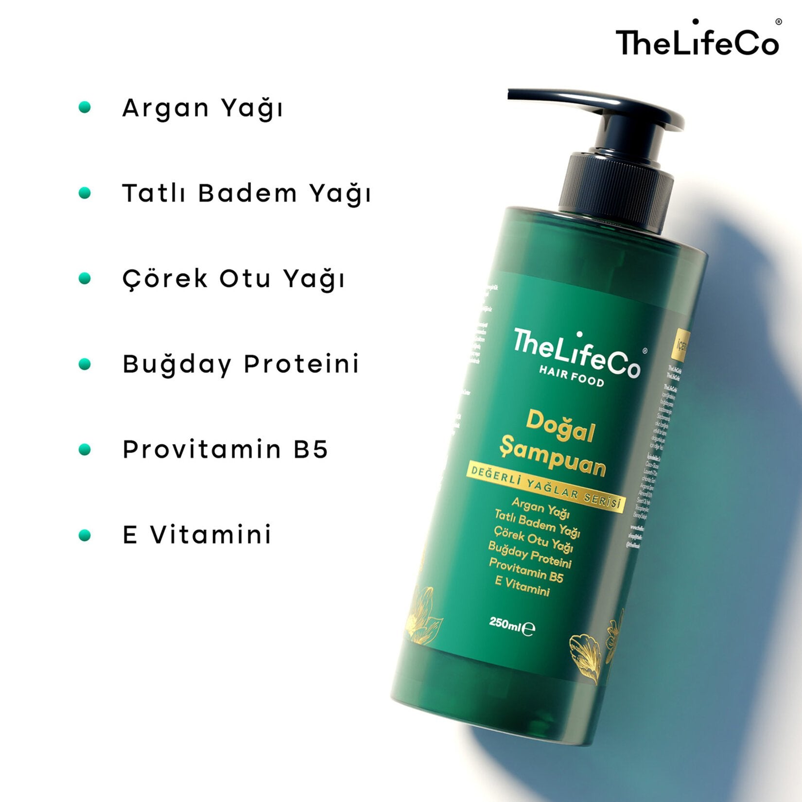 The Lifeco Hairfood Natural Oils Series Shampoo 250Ml
