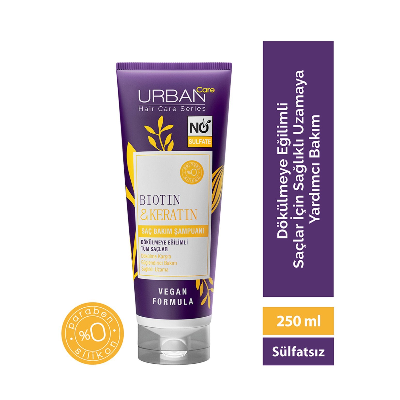 Urban Care Biotin Keratin Sulfate Hair Care Shampoo 250 Ml