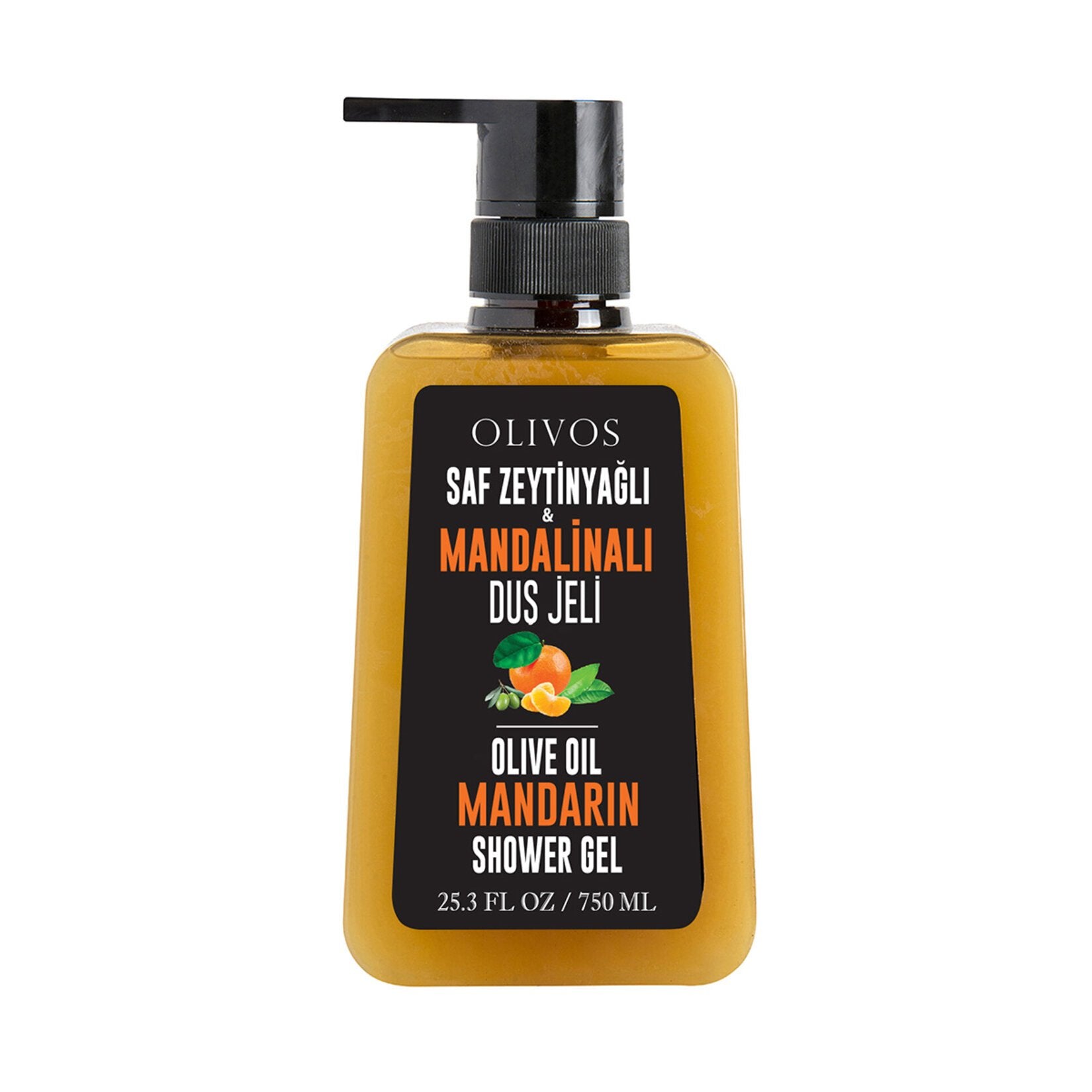 Olivos Pure Olive Oil Tangerine Shower Gel 750 Ml