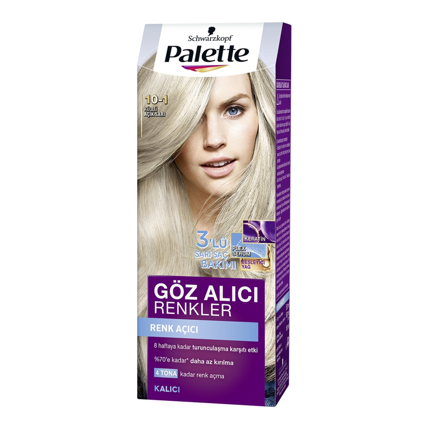 Palette Icc 10-1 Ash Light Blonde Hair Dye