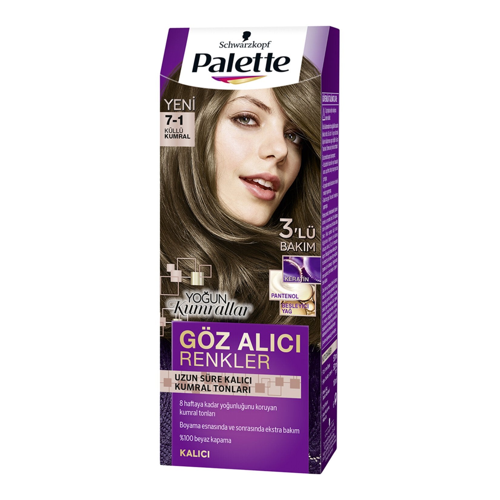 Palette Icc 7-1 Ash Blonde Hair Dye