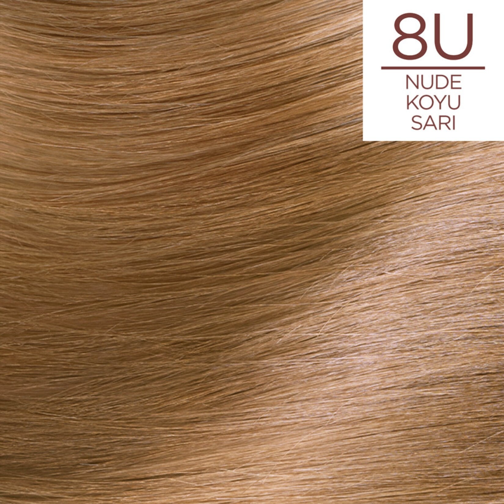 L'Oréal Paris Excellence Creme Nude Colors Hair Dye – 8U Nude Dark Blonde
