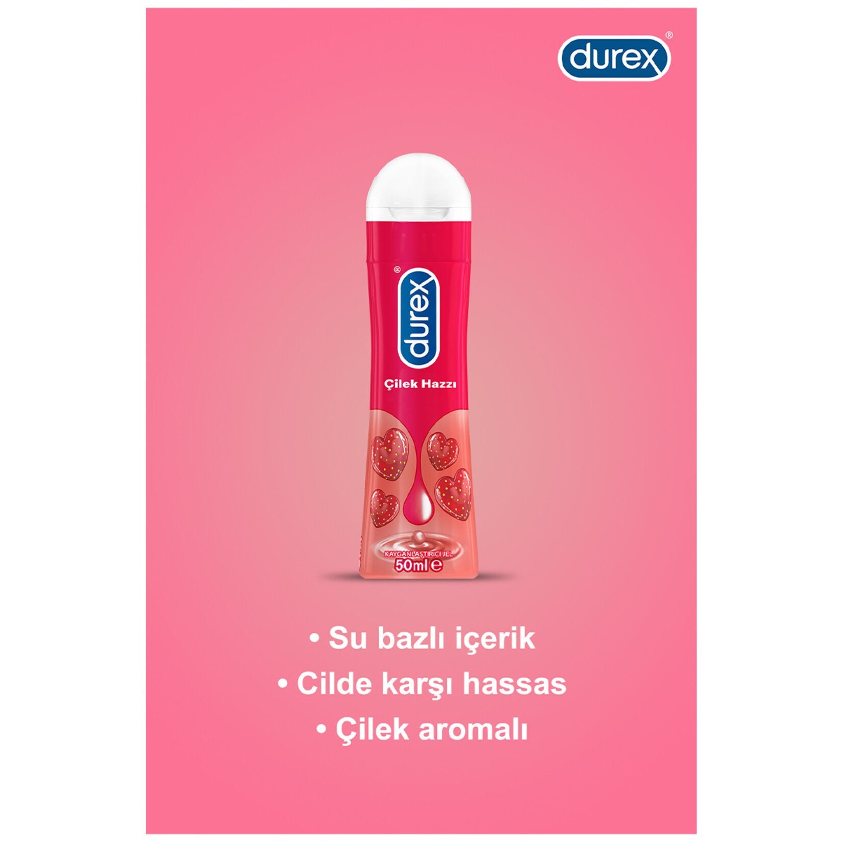 Durex Play Lubricating Gel Strawberry 50 Ml