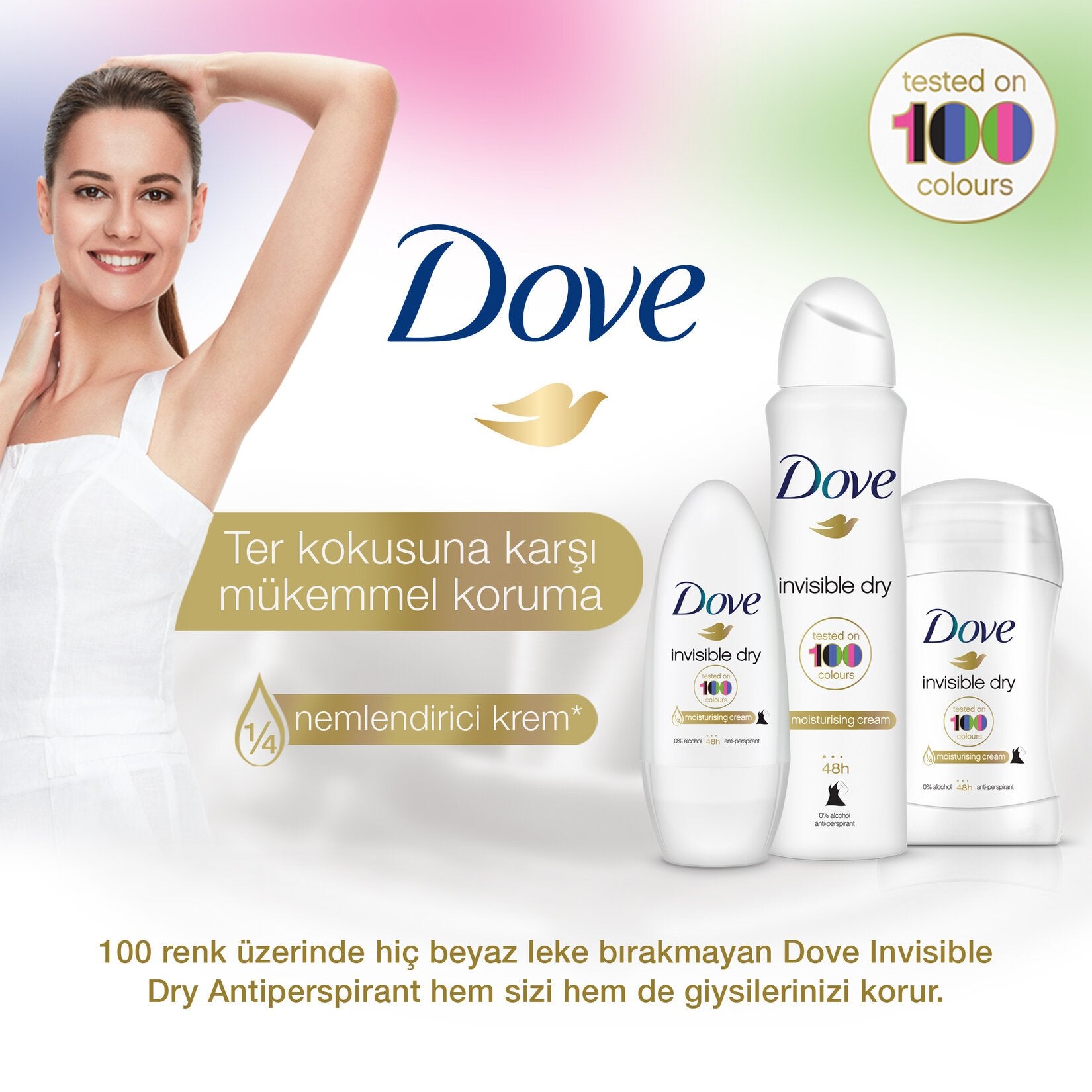 Dove Deodorant Sprey Invisible Dry 150 Ml