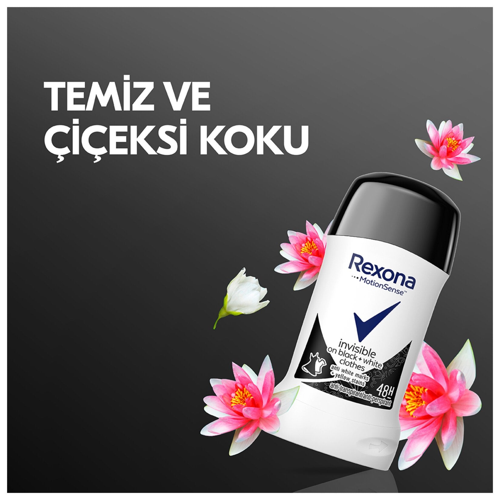 Rexona Women Invisible Black&whıte Stick 40 Ml