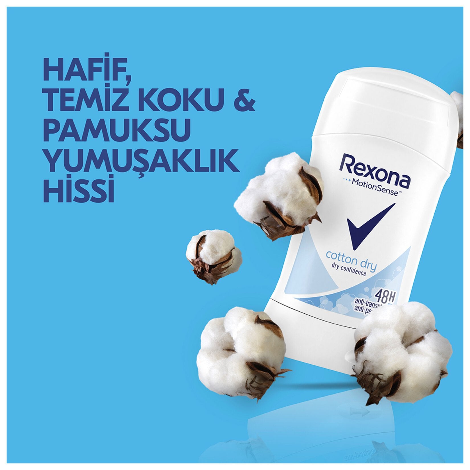Rexona Cotton Dry Kadın Stick 40Ml