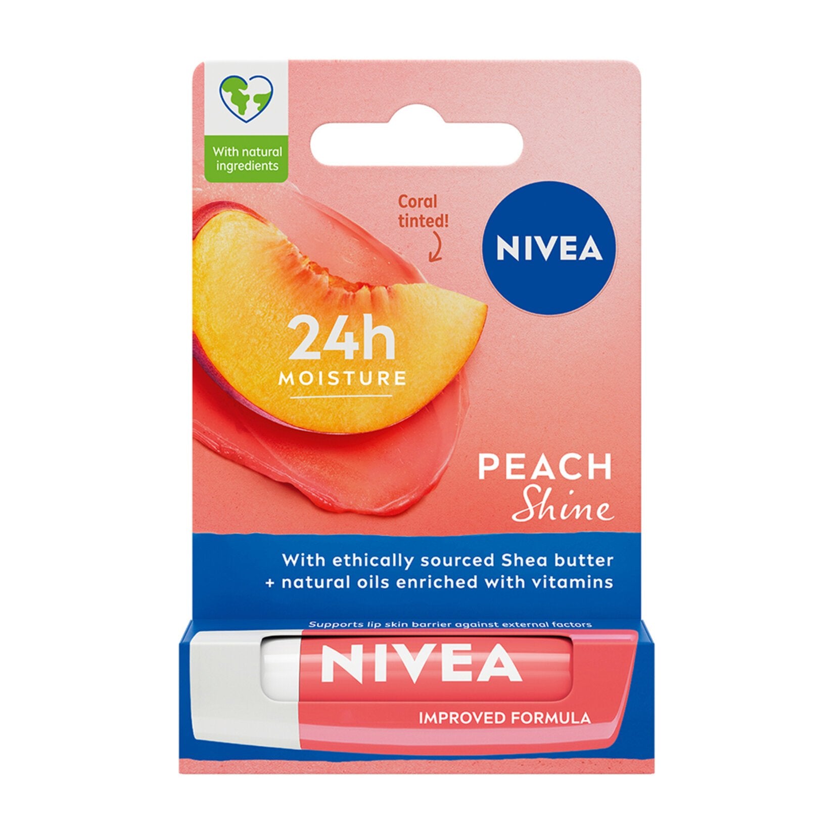 Nivea Peach Lip Care Cream