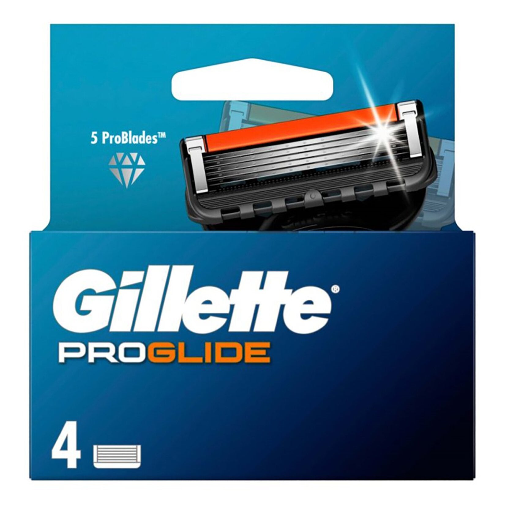 Gillette Fusion ProGlide Razor Blade Replacement 4 Pieces