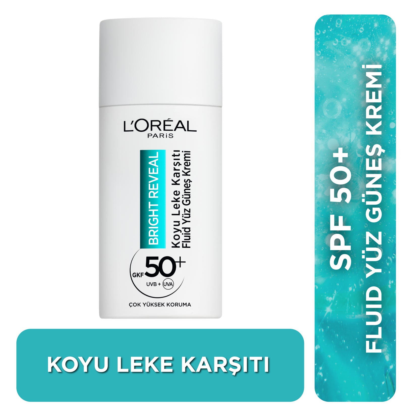 L'oréal Paris Bright Reveal Fluid Face Sunscreen 50ml