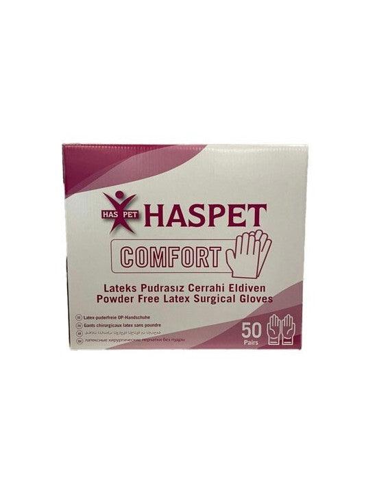 Haspet Comfort Lateks Pudrasiz Steril Eldiven Size:8 - Güç Takviyesi