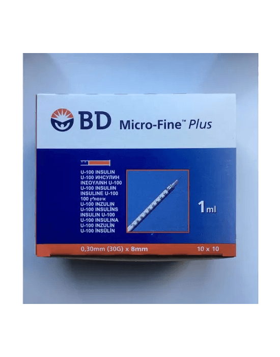 Bd 324827 Micro-Fine insulin Şiringasi 1 Ml 29G 0.33X12,7Mm 10Adet=1Paket - Güç Takviyesi