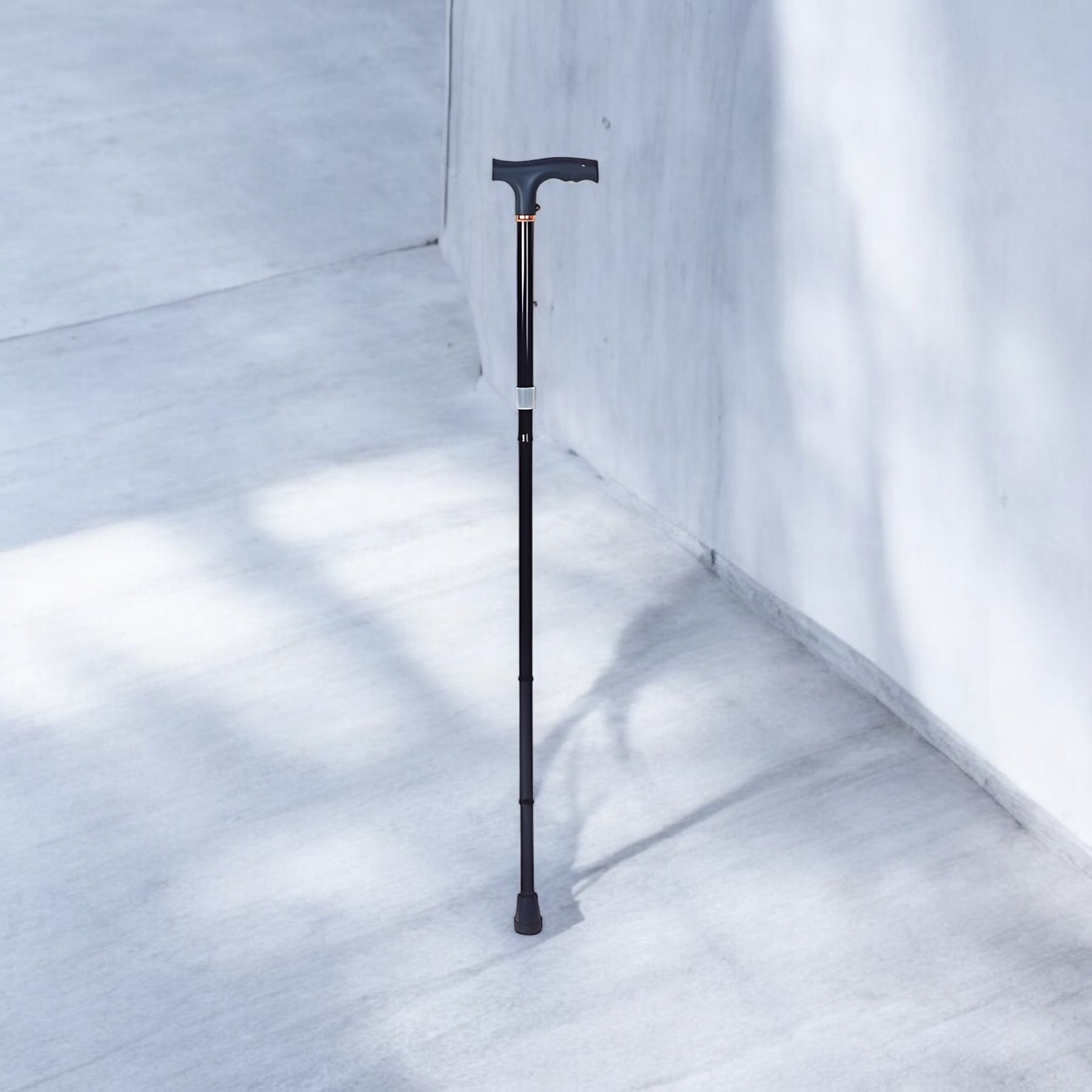 Loco Pr-104 Folding Staff Cane Black