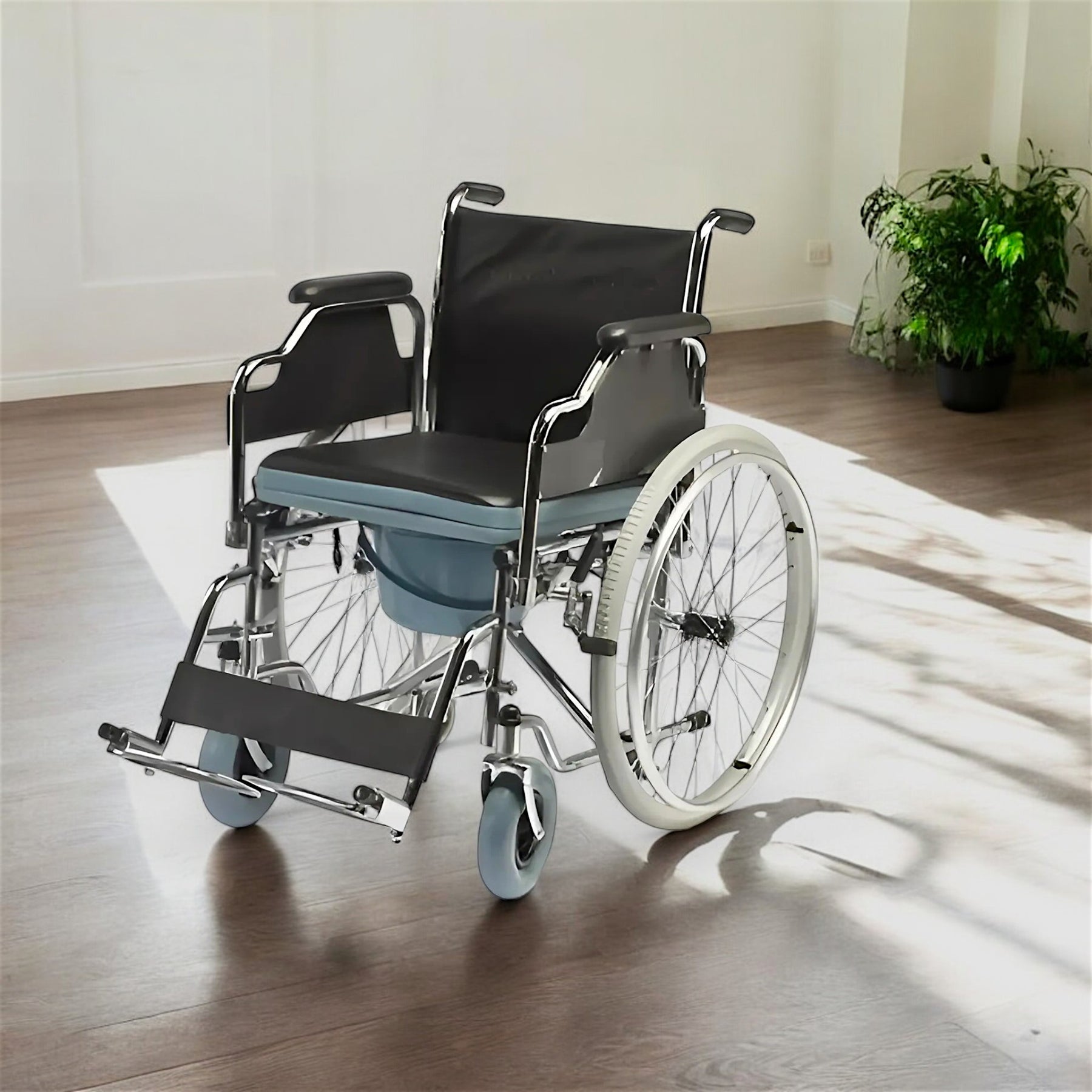 Labvet LEO 280 Banyo ve Tuvalet Tekerlekli Sandalyesi