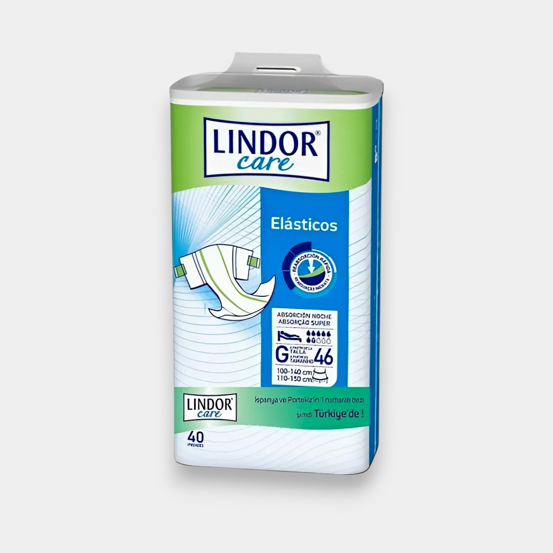 Lindor Care Slip with Waist Band Large 7 Damla 40's