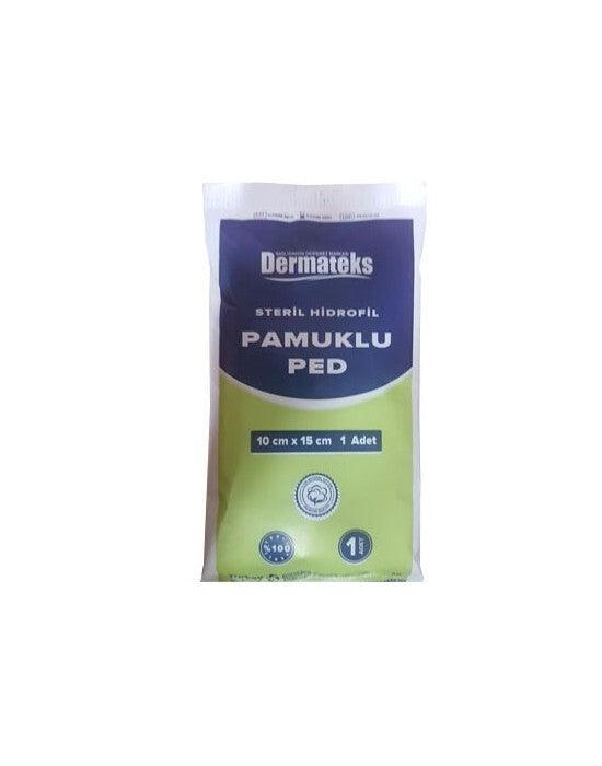 Dermateks Steril Pamuklu Ped 10Cm X 15Cm - Güç Takviyesi