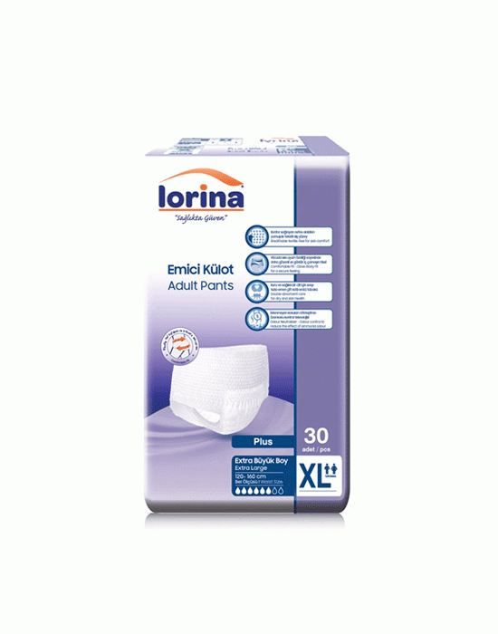 Lorina Plus Emici Külot Xlarge 30Lu - Güç Takviyesi