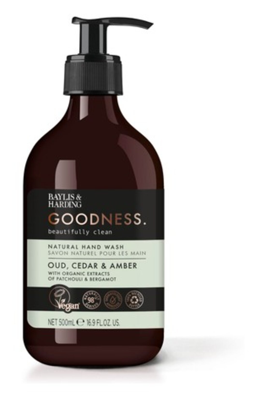 Goodness Oud Cedar & Amber 500 ml