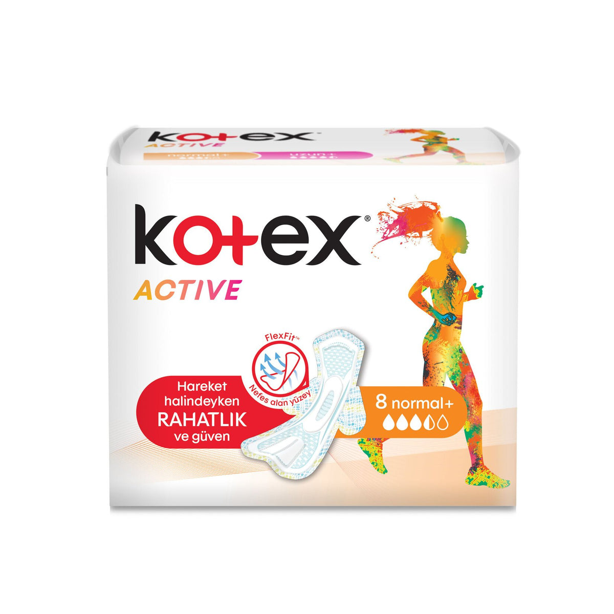 Kotex Active Single Normal 8 Piece