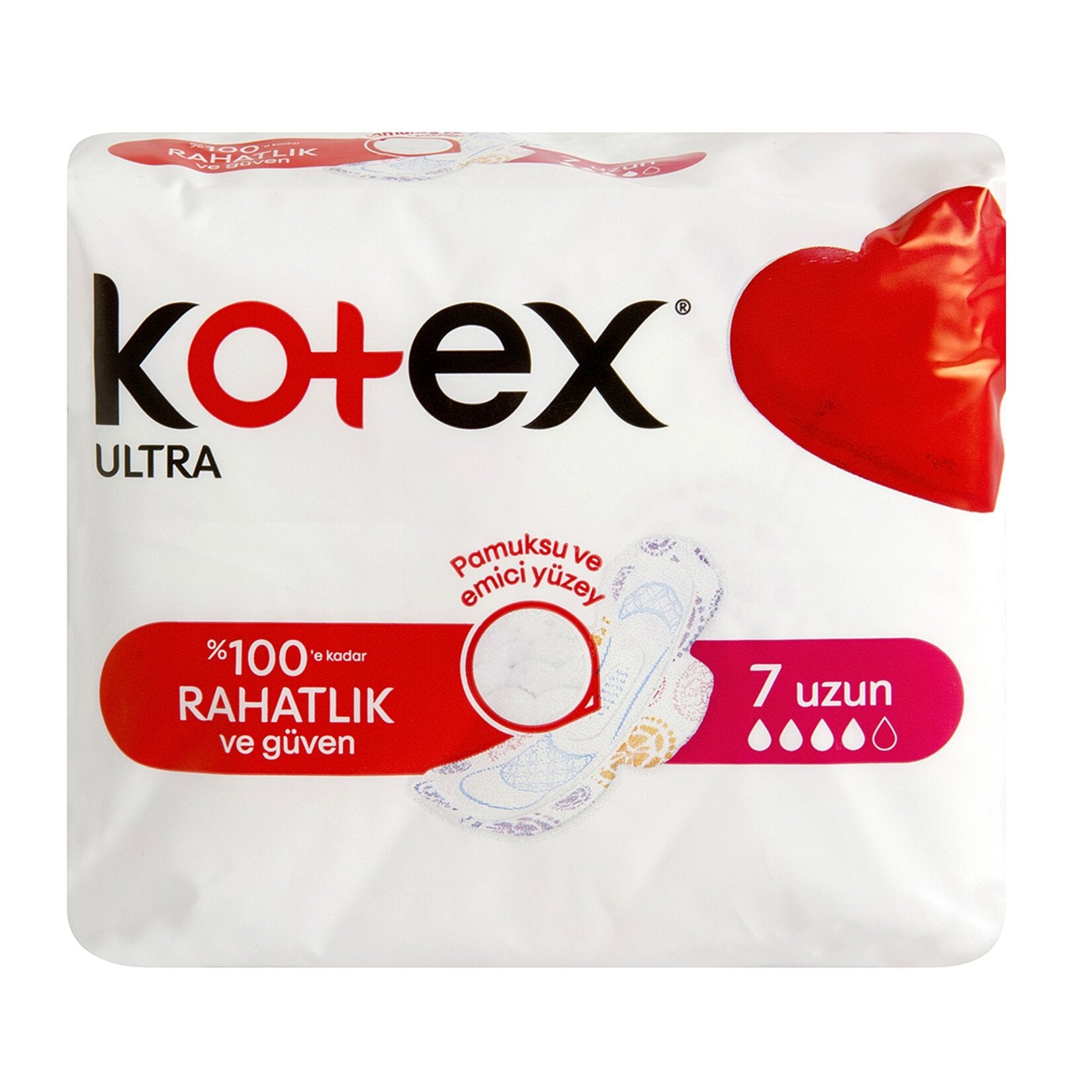 Kotex Ultra Hygienic Pad Long 7 Pads