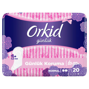 Orkid Günlük Ped Normal Taşınabilir 20'li Çanta Paketi