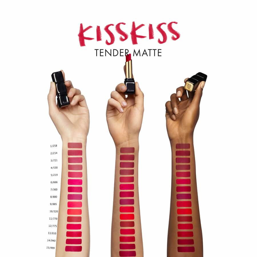 Guerlain Kisskiss Tender Matte 775 Kiss Rouge