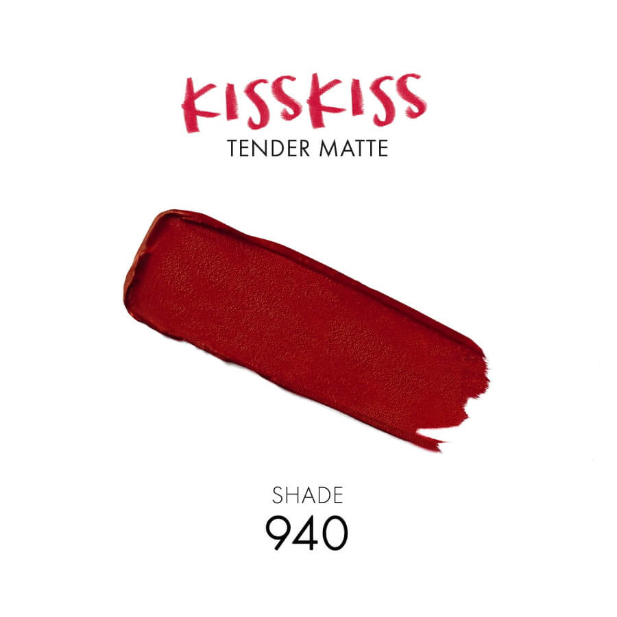 Guerlain Kisskiss Tender Matte 940 My Rouge