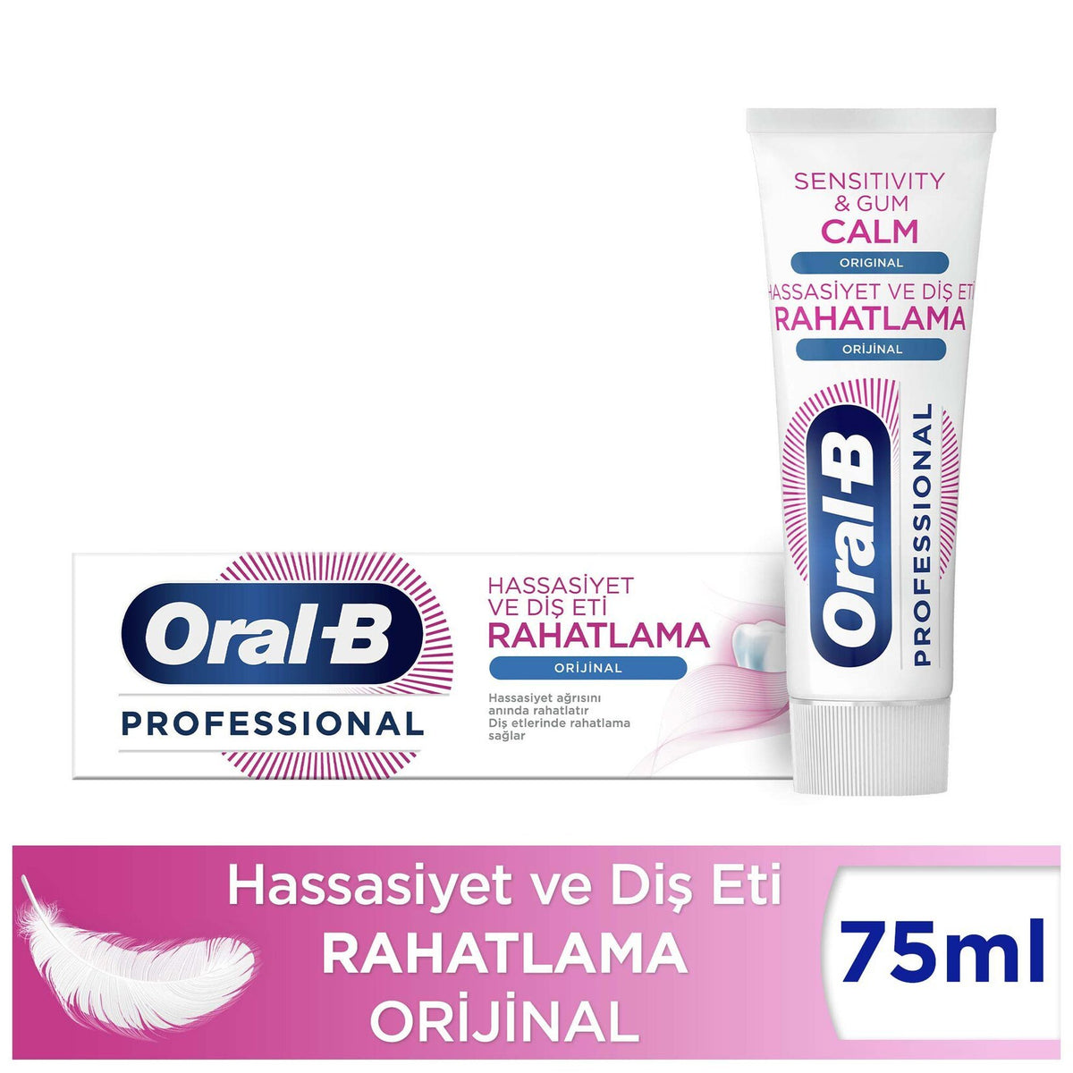 Oral-B Professional Hassasiyet Ve Diş Eti Rahatlama Orijinal Diş Macunu 75 ml