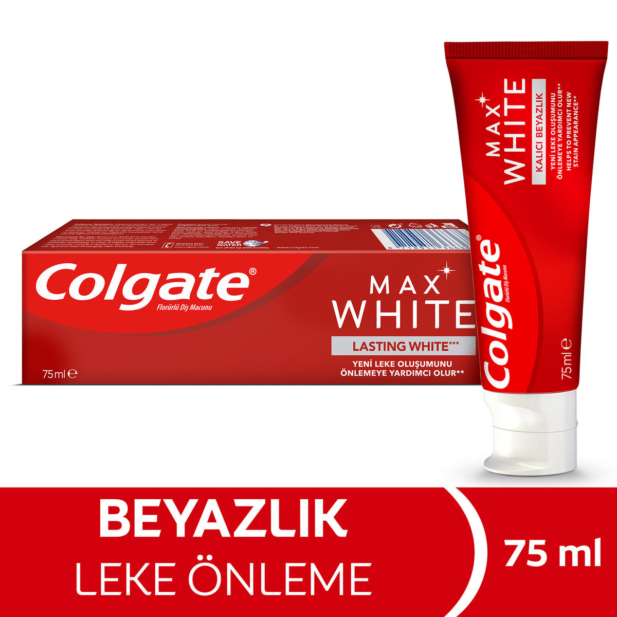 Colgate Max White Kalıcı Beyazlık Diş Macunu 75 Ml