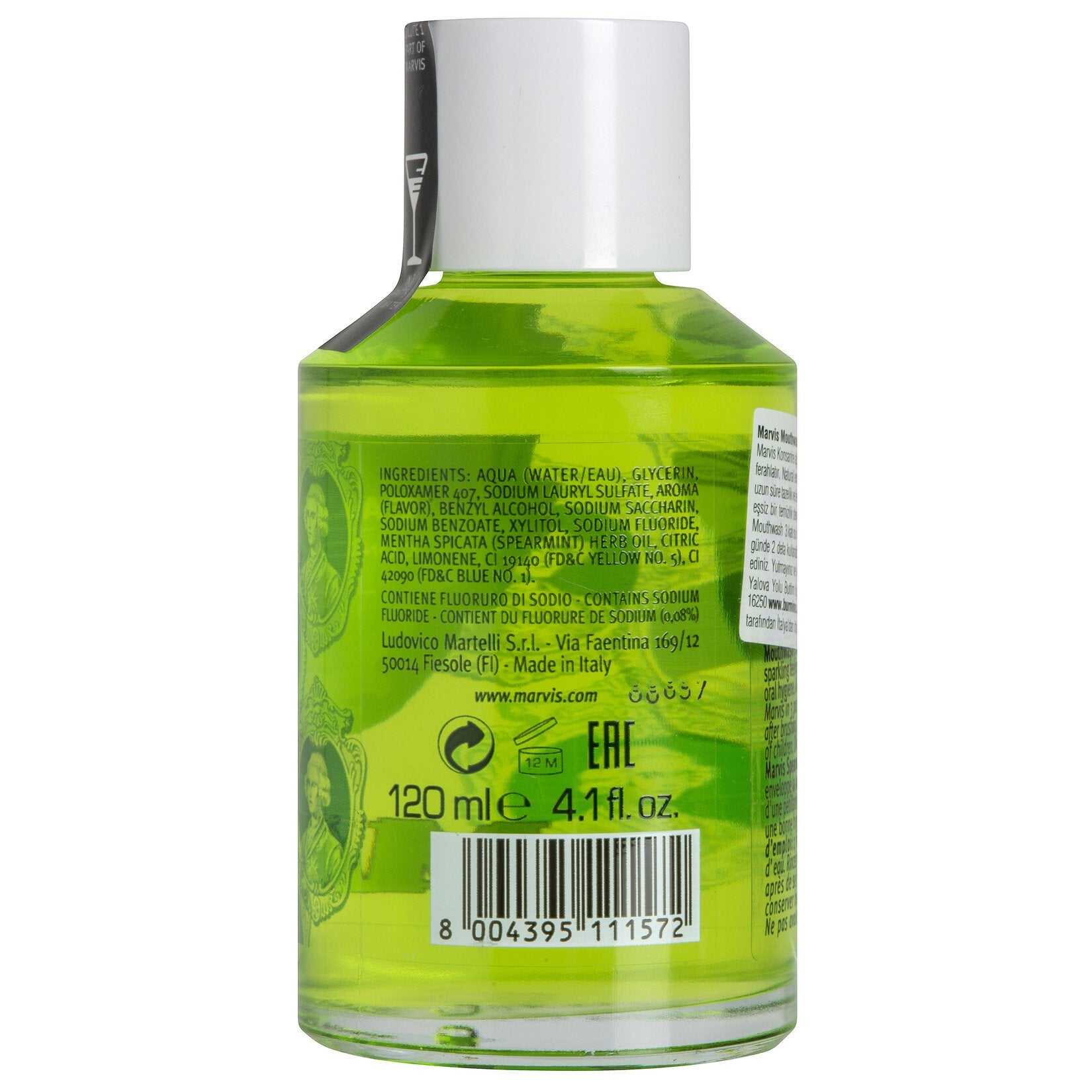 Marvis Ağız Gargarası Spearmint 120 Ml