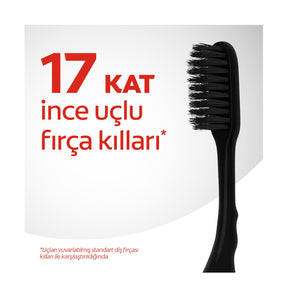 Colgate Mikro İnce Siyah Yumuşak Diş Fırçası 1+1