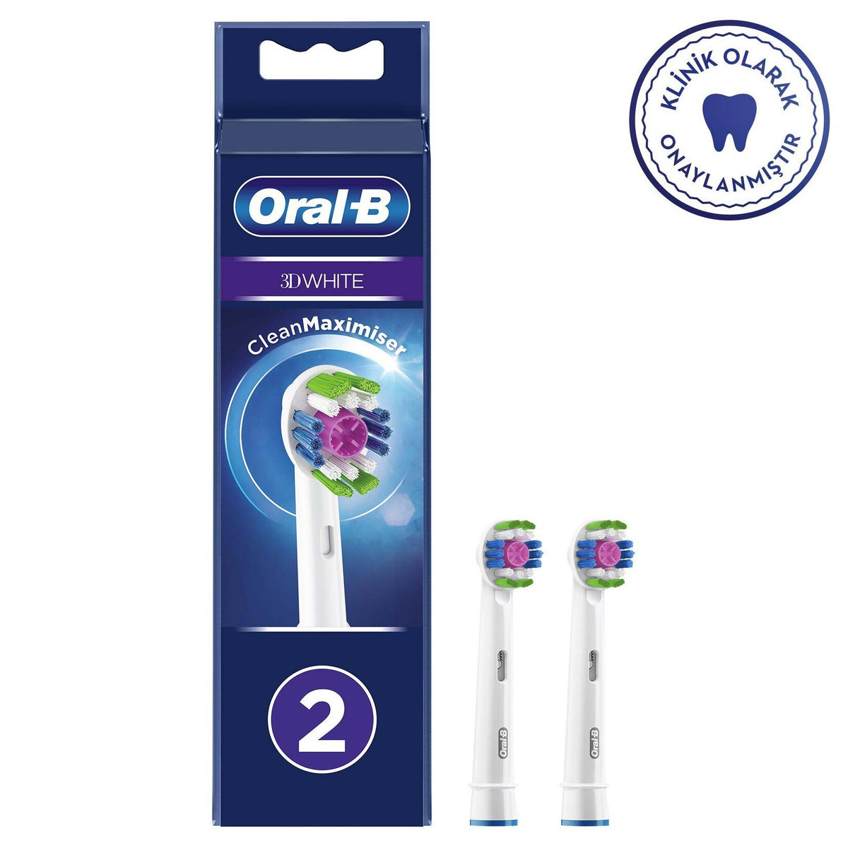 Oral-B Yedek Başlık 3DW 2'li