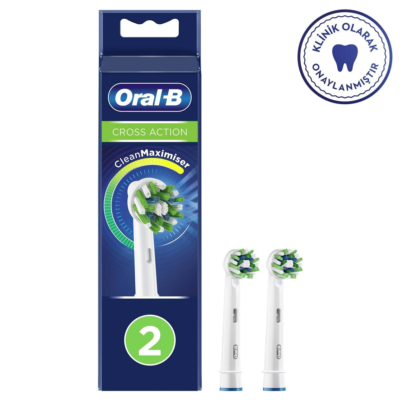 Oral-B Yedek Başlık Cross Action 2'li